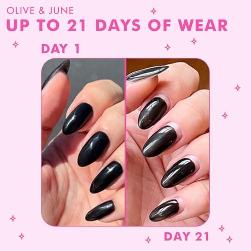 Olive & June Gel Polish Top Coat – Long-Lasting, HEMA-Free, Salon-Quality Shine for 21 Days - görsel 6