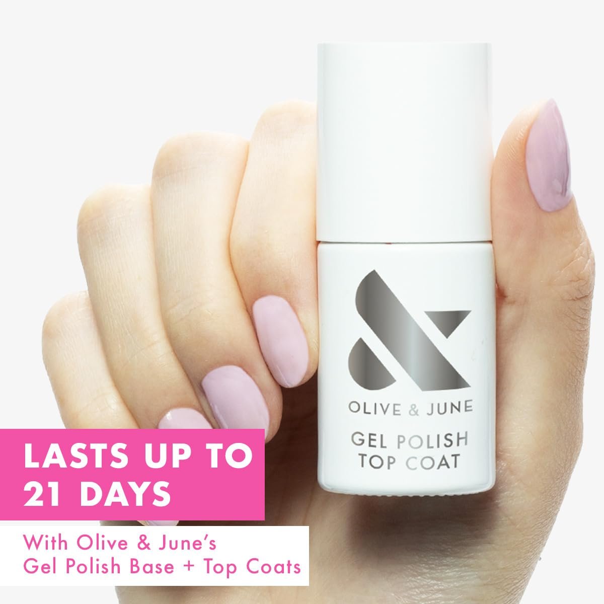 Olive & June Gel Polish Top Coat – Long-Lasting, HEMA-Free, Salon-Quality Shine for 21 Days - görsel 3