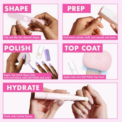 Olive & June Gel Polish Top Coat – Long-Lasting, HEMA-Free, Salon-Quality Shine for 21 Days