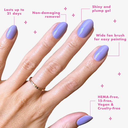 Olive & June Gel Polish Top Coat – Long-Lasting, HEMA-Free, Salon-Quality Shine for 21 Days