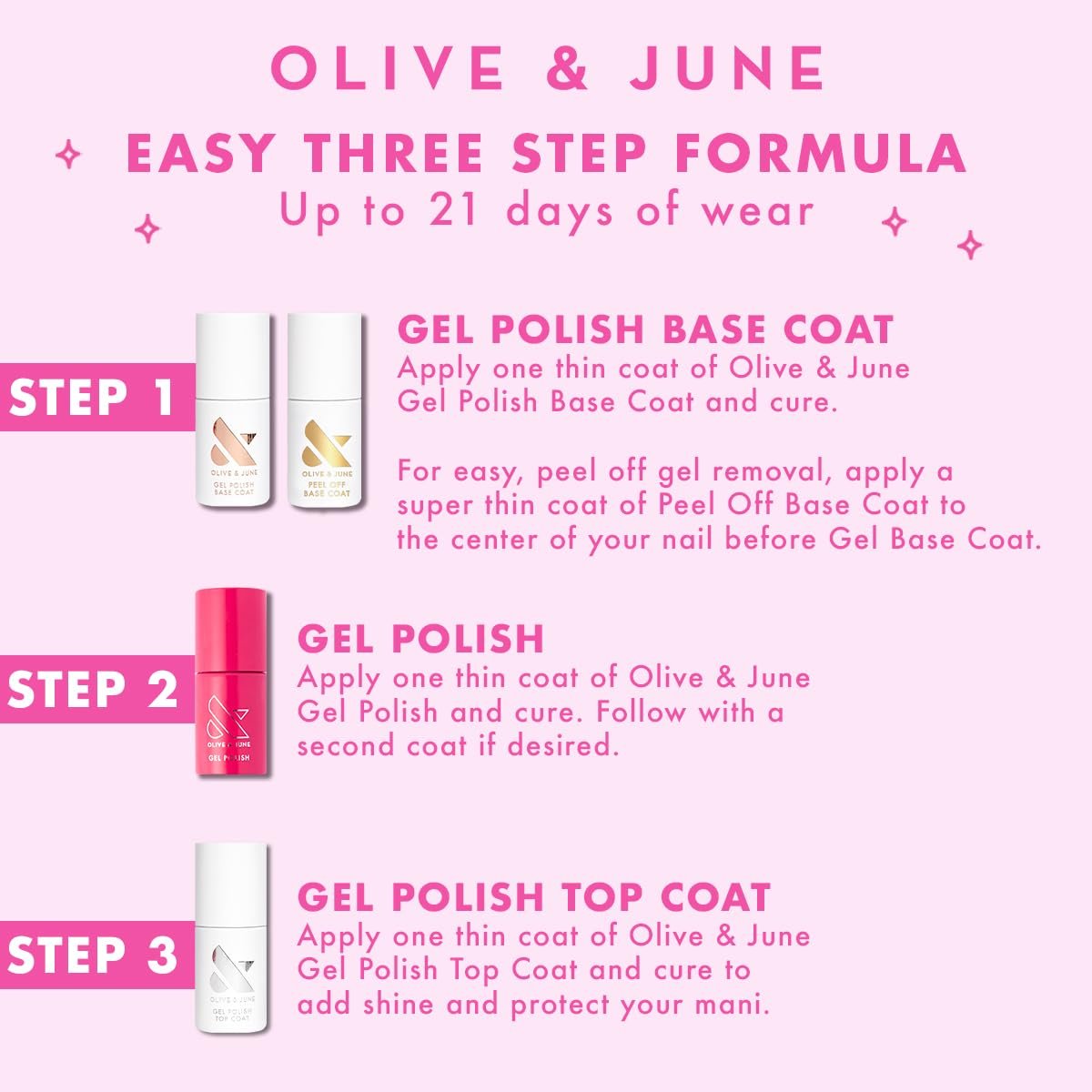 Olive & June Gel Polish Top Coat – Long-Lasting, HEMA-Free, Salon-Quality Shine for 21 Days - görsel 15