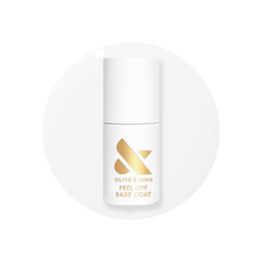 Olive & June Peel Off Base Coat - Non-Damaging, Acetone-Free Removal, Long-Lasting Salon-Quality Manicure at Home - Vegan, HEMA-Free, Cruelty-Free (0.46 Fl Oz) Avelisse