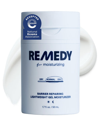 Remedy for Light Moisture | Barrier Repairing Hydrating Lightweight Gel Moisturizer Water Cream for Normal to Oily Skin | By Dermatologist Dr. Shah, 1.7 fl. Oz Avelisse