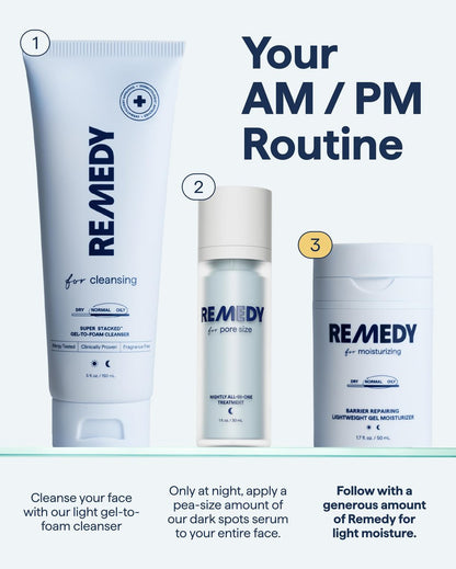 Remedy for Light Moisture | Barrier Repairing Hydrating Lightweight Gel Moisturizer Water Cream for Normal to Oily Skin | By Dermatologist Dr. Shah, 1.7 fl. Oz Avelisse