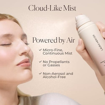 Laura Mercier Translucent Hydrating Setting Spray Ultra-Blur, Micro-Fine Blurring Face Mist, 24HR Shine Control, Natural Finish, Smudge & Transfer-Proof, Infused with Hyaluronic Acid + Niacinamide Avelisse