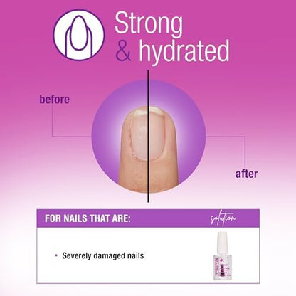 Nail Tek Hydrate Formula 4 – Moisturizing Nail Strengthener for Weak & Damaged Nails, 0.5 fl oz Avelisse