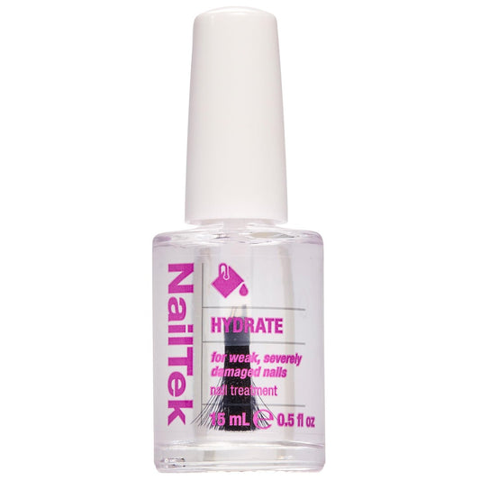Nail Tek Hydrate Formula 4 – Moisturizing Nail Strengthener for Weak & Damaged Nails, 0.5 fl oz Avelisse