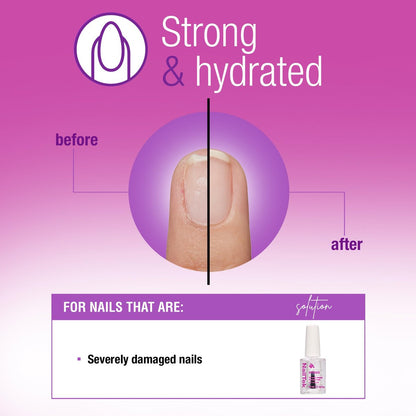 Nail Tek Hydrate Formula 4 – Moisturizing Nail Strengthener for Weak & Damaged Nails, 0.5 fl oz Avelisse