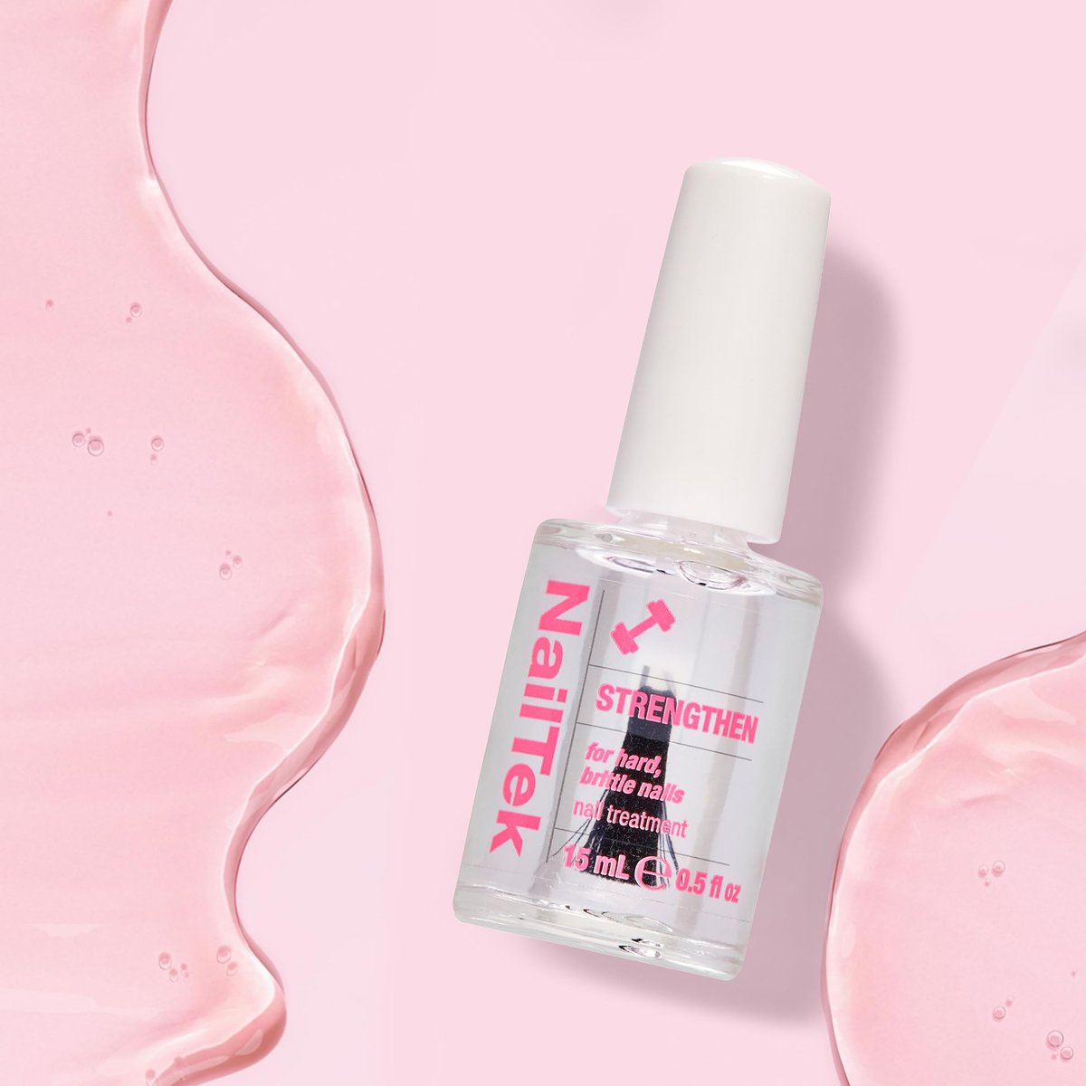 Nail Tek Nail Strengthener Formula 3 – Hard, Dry, Brittle Nails Treatment, 0.5 fl oz Avelisse
