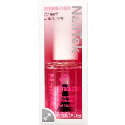 Nail Tek Nail Strengthener Formula 3 – Hard, Dry, Brittle Nails Treatment, 0.5 fl oz Avelisse