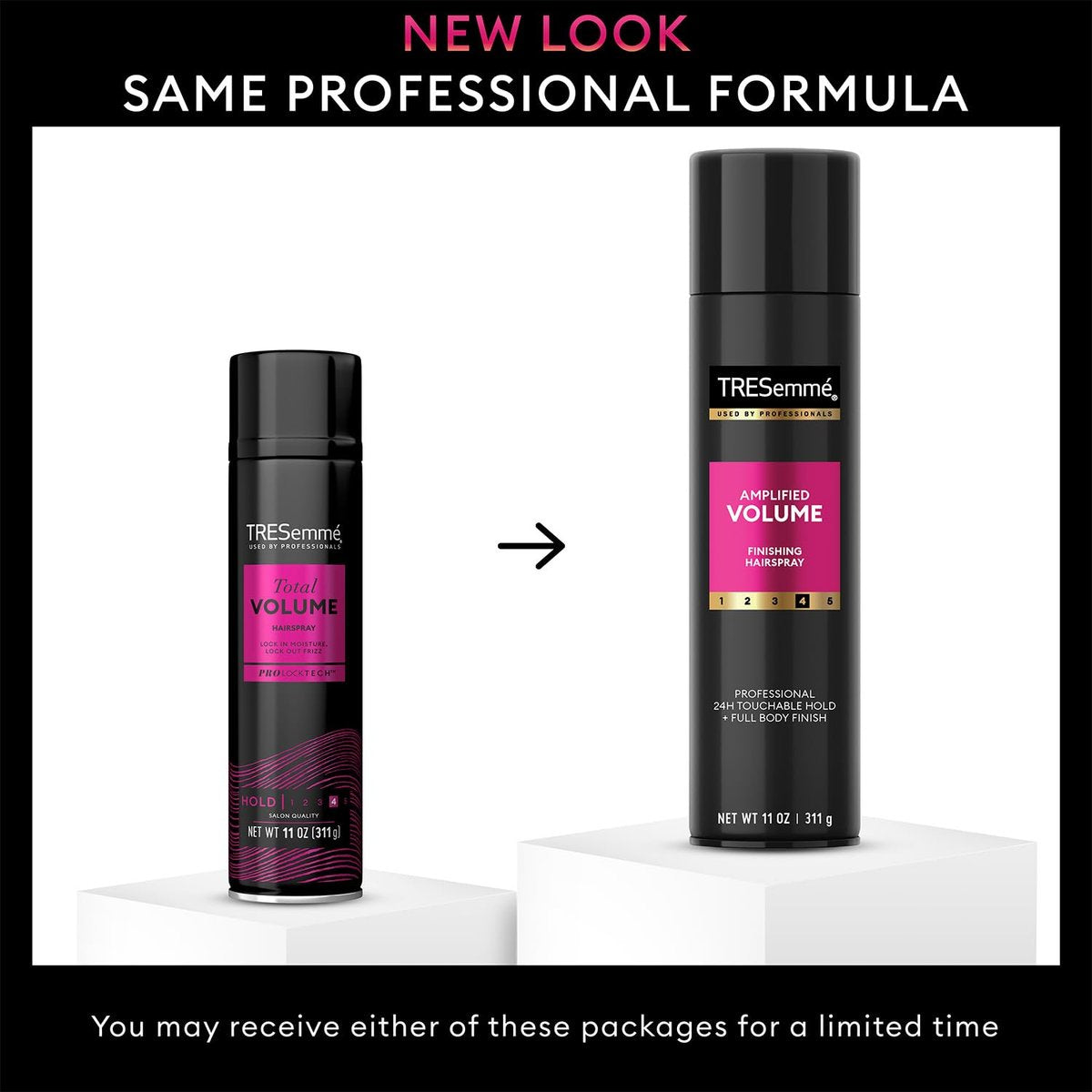 TRESemmé Amplified Volume Finishing Hairspray & Root Boost Spray – 24H Lift, Volumizing Hair Products (8.9 oz, Pack of 2) Avelisse