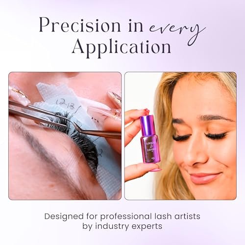LivBay Locked & Loaded Professional Lash Adhesive – 1-Second Dry, 6-Week Retention, Thin Viscosity Eyelash Extension Glue (5ml) Avelisse