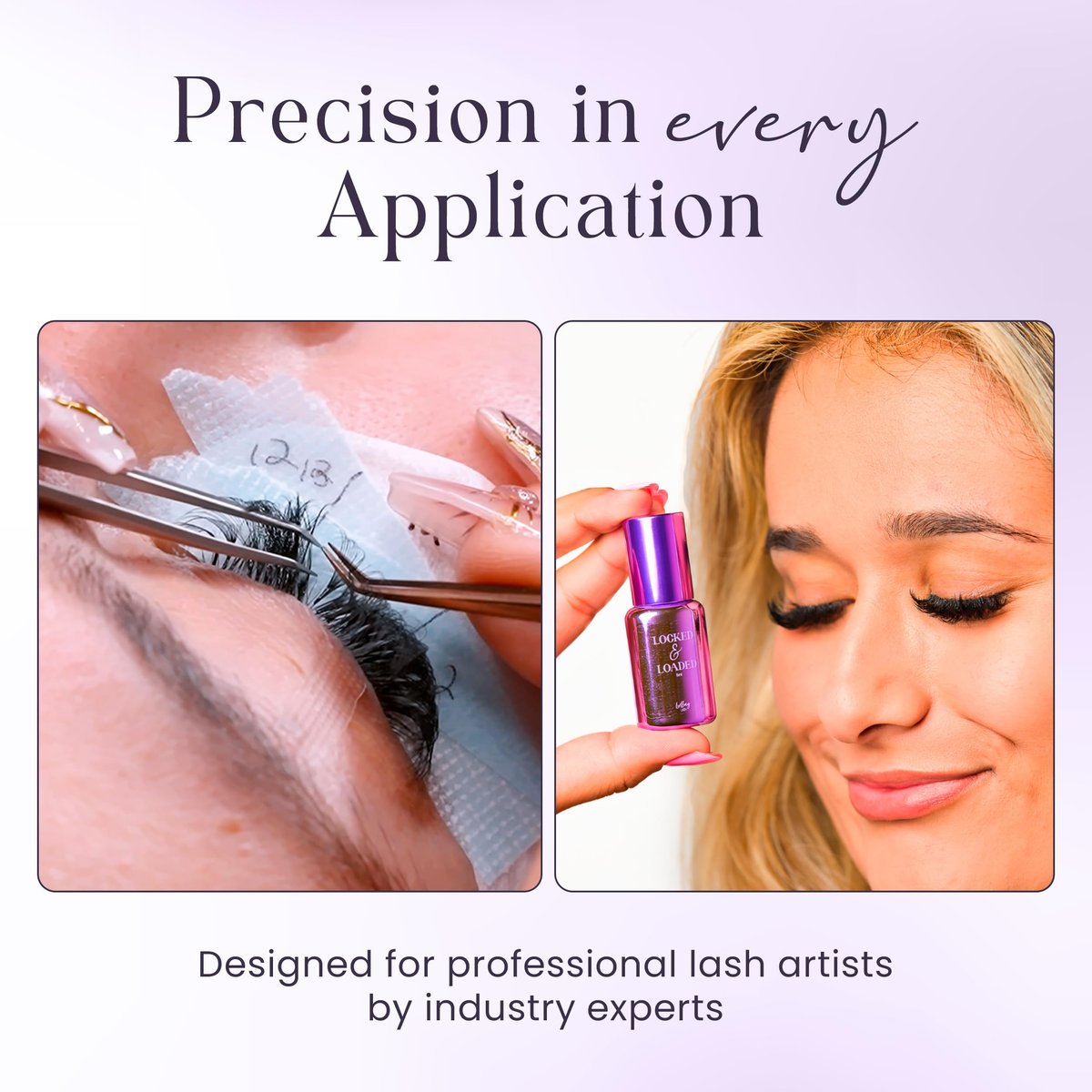 LivBay Locked & Loaded Professional Lash Adhesive – 1-Second Dry, 6-Week Retention, Thin Viscosity Eyelash Extension Glue (5ml) Avelisse