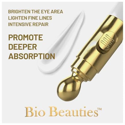 Retinol Under Eye Cream with Electric Massager - Hydrating Anti-Aging Eye Cream to Reduce Dark Circles, Wrinkles & Puffiness for Men & Women Avelisse