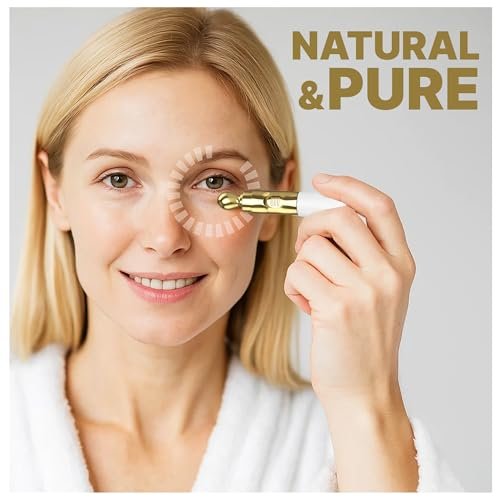Retinol Under Eye Cream with Electric Massager - Hydrating Anti-Aging Eye Cream to Reduce Dark Circles, Wrinkles & Puffiness for Men & Women Avelisse