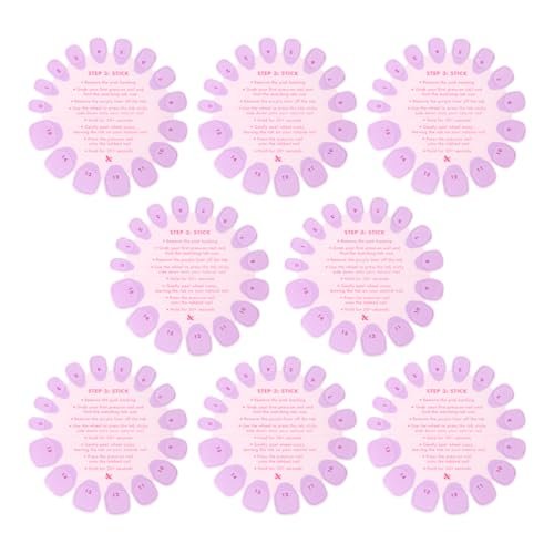 Super Stick Mani Adhesive Tabs Set - No Glue Needed, Non-Toxic, 7-Day Wear for Olive & June Press-On Nails - görsel 2