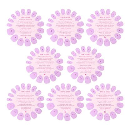 Super Stick Mani Adhesive Tabs Set - No Glue Needed, Non-Toxic, 7-Day Wear for Olive & June Press-On Nails