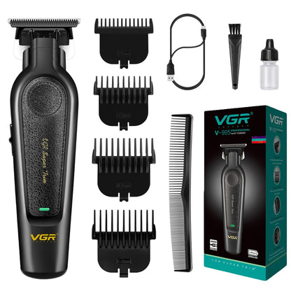 VGR 995 Professional Hair Trimmer for Men – Zero Gapped Barber Edgers, Portable Cordless Beard Trimmer Clipper with 4 Guide Combs, USB Rechargeable