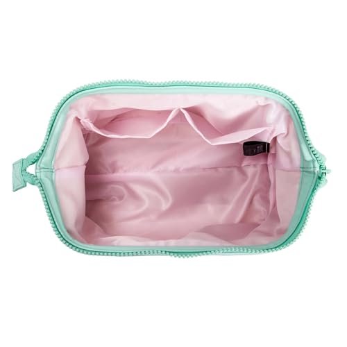 Impressions Vanity Hello Kitty and Friends Vacay Cosmetic Pouch - Mint Faux Leather Travel Makeup Bag with Inner Pockets - görsel 14