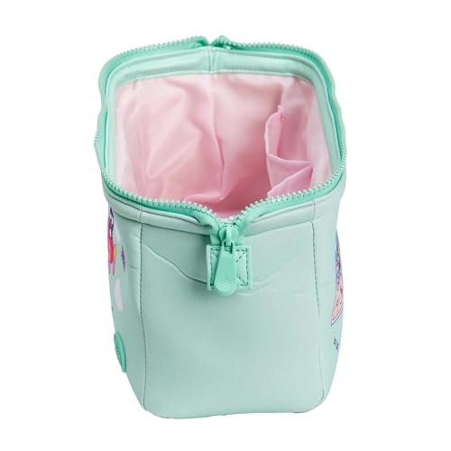 Impressions Vanity Hello Kitty and Friends Vacay Cosmetic Pouch - Mint Faux Leather Travel Makeup Bag with Inner Pockets - görsel 8