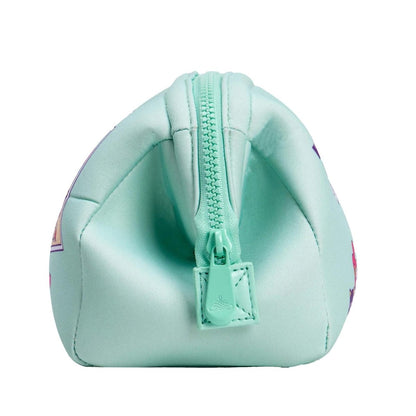 Impressions Vanity Hello Kitty and Friends Vacay Cosmetic Pouch - Mint Faux Leather Travel Makeup Bag with Inner Pockets