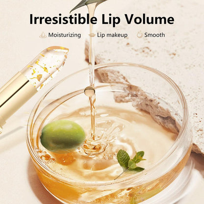 Ginolmis Transferproof Color Changing Lipstick - Gold Crystal pH Lipstick Color Changings, Long Lasting 24H Moisturizing Glossy Shine Lip Gloss for Women (2-Pack) Avelisse