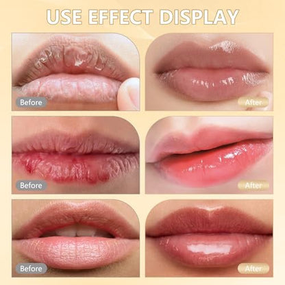 Ginolmis Transferproof Color Changing Lipstick - Gold Crystal pH Lipstick Color Changings, Long Lasting 24H Moisturizing Glossy Shine Lip Gloss for Women (2-Pack) Avelisse
