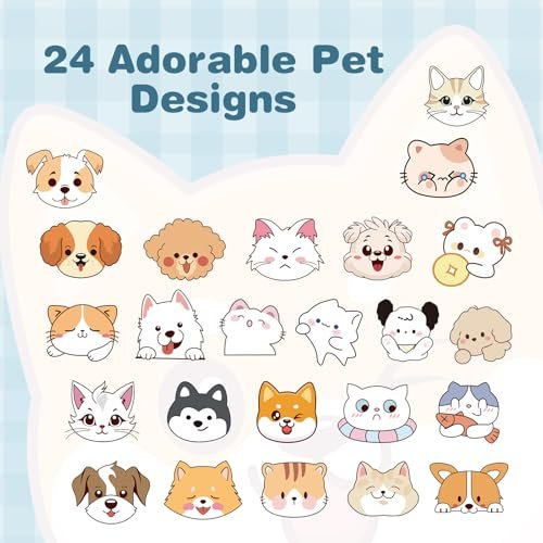 VENROCK Pimple Patches for Face – 48 Count Hydrocolloid Acne Treatment with Cute Pet Shapes, Salicylic Acid, Tea Tree Oil & Centella Asiatica – Fun Acne Spot Stickers for Kids & Adults - görsel 4