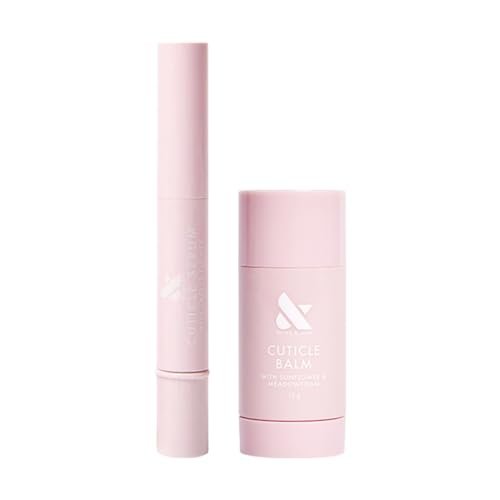 Olive & June Cuticle Hydration Set – Mini Cuticle Serum + Nourishing Balm with Hyaluronic Acid & Meadowfoam – Vegan & Cruelty-Free Nail Care Duo, Fragrance-Free, Dermatologist-Tested Avelisse