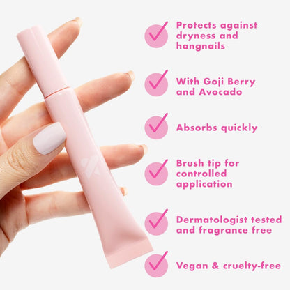 Olive & June Cuticle Oil - Hydrating Formula with Goji Berry & Avocado Oil, Fast-Absorbing, Fragrance-Free, Vegan & Cruelty-Free, Brush Tip Applicator, 0.27 Fl Oz Avelisse