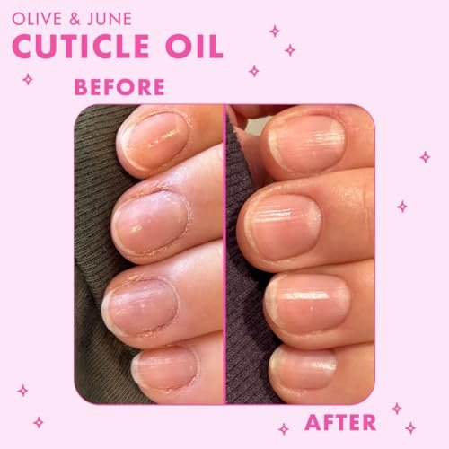 Olive & June Cuticle Oil - Hydrating Formula with Goji Berry & Avocado Oil, Fast-Absorbing, Fragrance-Free, Vegan & Cruelty-Free, Brush Tip Applicator, 0.27 Fl Oz Avelisse