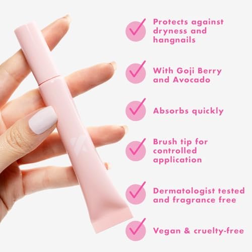 Olive & June Cuticle Oil - Hydrating Formula with Goji Berry & Avocado Oil, Fast-Absorbing, Fragrance-Free, Vegan & Cruelty-Free, Brush Tip Applicator, 0.27 Fl Oz Avelisse