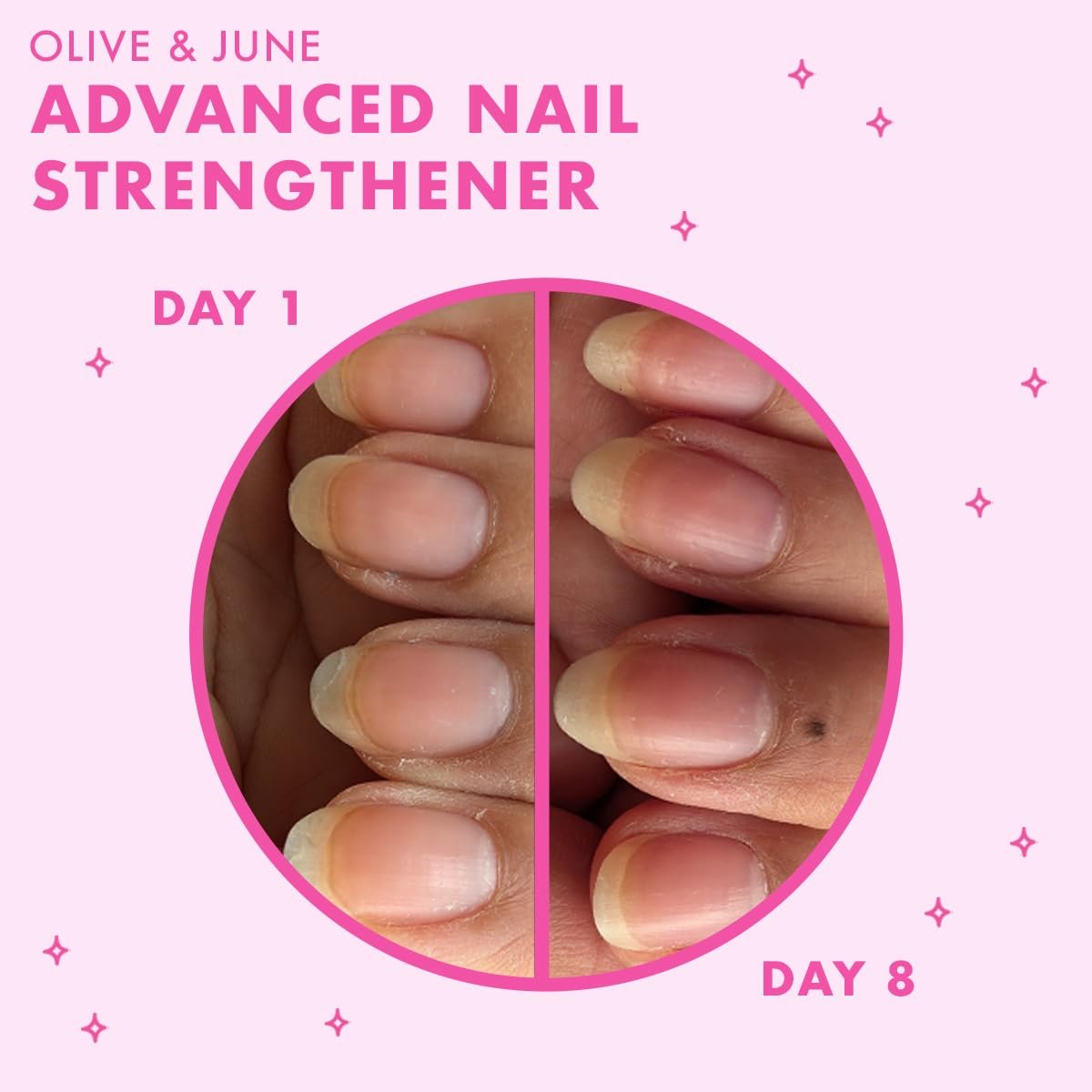 Olive & June Advanced Nail Strengthener – Powerful Treatment for Stronger, Longer Nails, Vegan & Cruelty-Free, 0.45 fl oz Avelisse