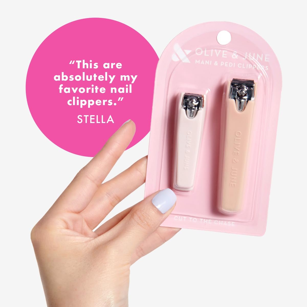 Olive & June Nail Clipper Set – Flat-Edge Clippers for Manicures & Pedicures, Small Fingernail & Large Toenail Clippers, Salon-Quality At-Home Nail Prep Tools - görsel 7