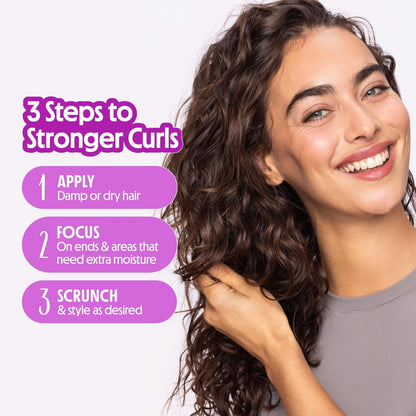 Not Your Mother's Curl Talk Strengthening Oil (2-Pack) - 3.3 fl oz Each - Nourishing Frizz Control & Strengthening Oil for Curls Avelisse