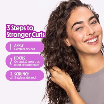 Not Your Mother's Curl Talk Strengthening Oil (2-Pack) - 3.3 fl oz Each - Nourishing Frizz Control & Strengthening Oil for Curls Avelisse