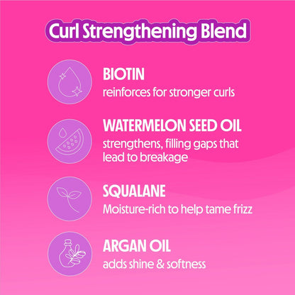 Not Your Mother's Curl Talk Strengthening Oil (2-Pack) - 3.3 fl oz Each - Nourishing Frizz Control & Strengthening Oil for Curls Avelisse
