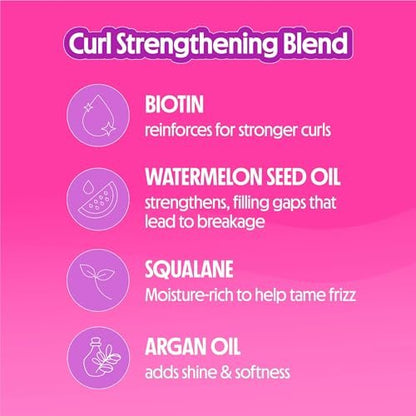 Not Your Mother's Curl Talk Strengthening Oil (2-Pack) - 3.3 fl oz Each - Nourishing Frizz Control & Strengthening Oil for Curls Avelisse