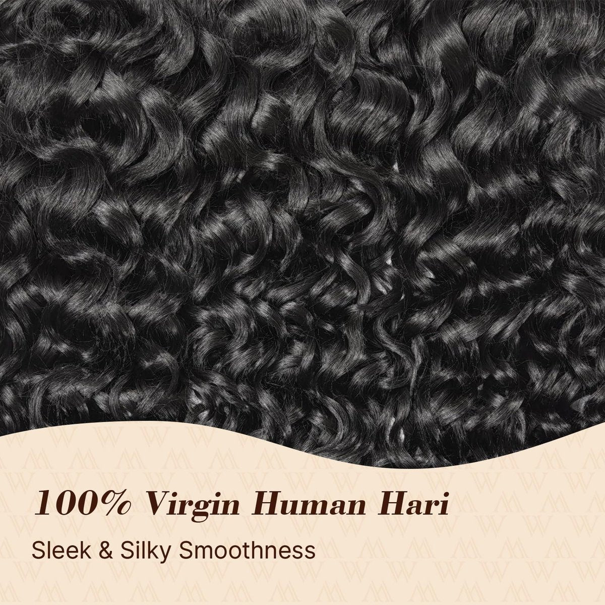 WEQUEEN 16A Deep Wave Water Wave 100% Unprocessed Brazilian Virgin Human Hair Bundles 20 Inch Quick Weave Real Hair Extensions - görsel 9