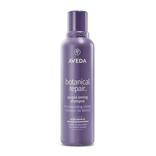 Aveda Botanical Repair Purple Toning Shampoo – Reduces Brassy Tones for Blonde, Silver & Grey Hair – Silicone Free & 96% Naturally Derived – 6.7 fl oz Avelisse