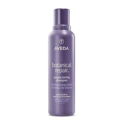 Aveda Botanical Repair Purple Toning Shampoo – Reduces Brassy Tones for Blonde, Silver & Grey Hair – Silicone Free & 96% Naturally Derived – 6.7 fl oz Avelisse
