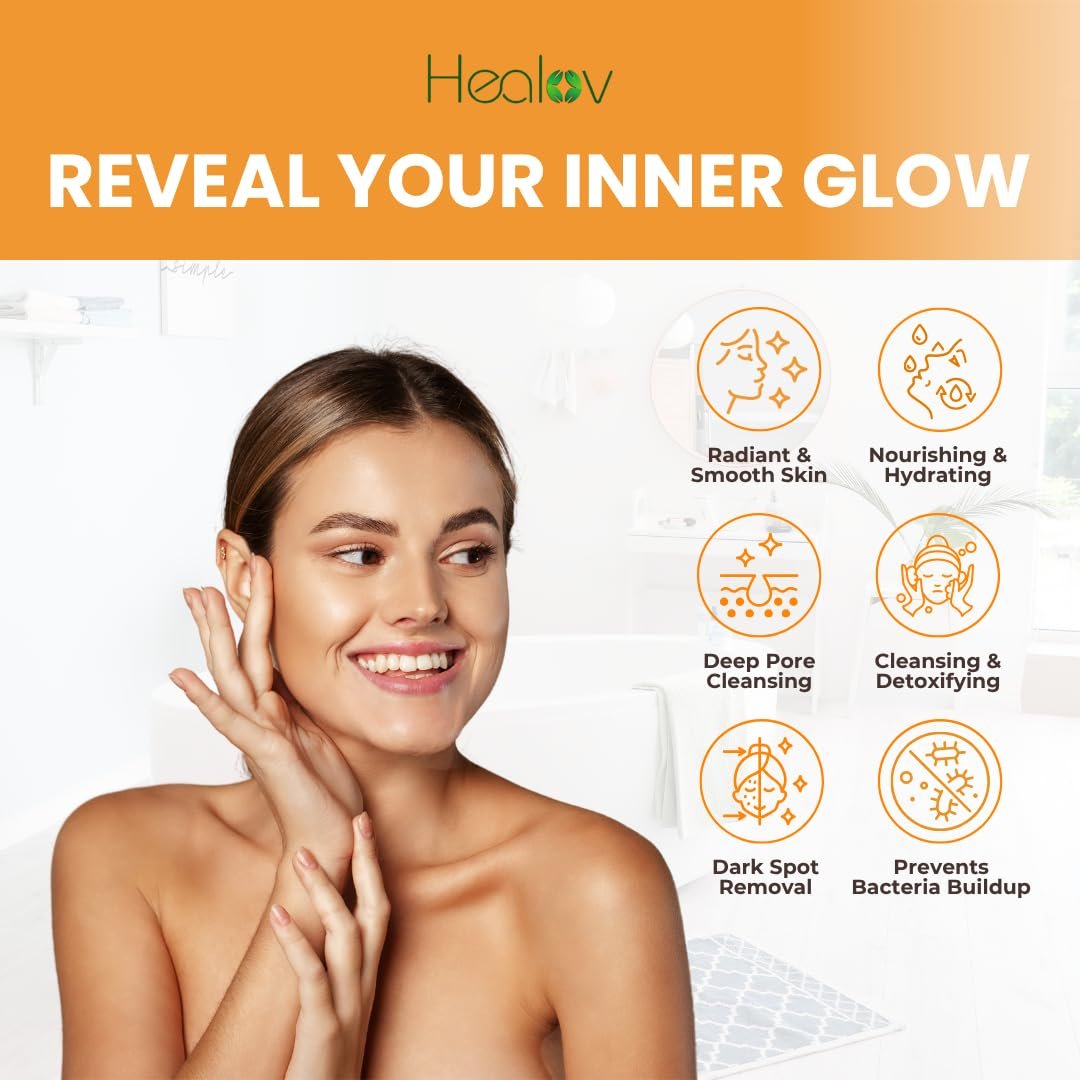 Herblov Kojic Acid Lotion – Skin Brightening Body Lotion for Age Spots, Hyperpigmentation, Intimate Areas – Dark Spot Remover, Reduces Acne Scars and Evens Tone – 10 oz - görsel 5