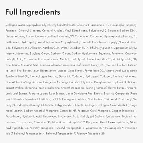 TOSOWOONG Real Collagen Face Cream – Firming & Lifting Moisturizer with Collagen & Hyaluronic Acid, Korean Skincare, 50ml Avelisse