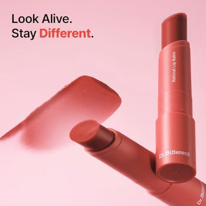 Dr.Different Retinal Lip Balm Tinted - Anti-Wrinkle Lip Treatment with Deep Hydration & Long-Lasting Moisture, Korean Dermatologist-Developed, 0.14 oz Avelisse