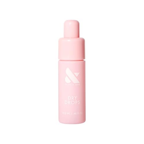 Olive & June Dry Drops - Quick Drying Polish Drops with Jojoba Oil - Touch-Dry in 80 Seconds - Easy One-Handed Application - Vegan & Cruelty-Free - görsel 1