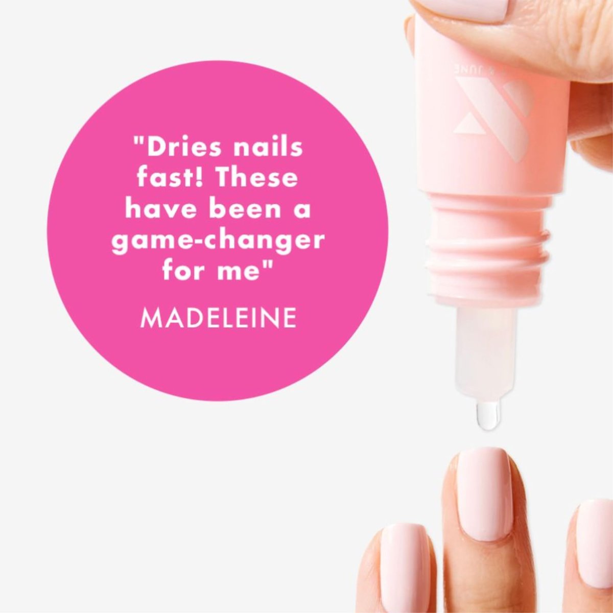 Olive & June Dry Drops - Quick Drying Polish Drops with Jojoba Oil - Touch-Dry in 80 Seconds - Easy One-Handed Application - Vegan & Cruelty-Free - görsel 8