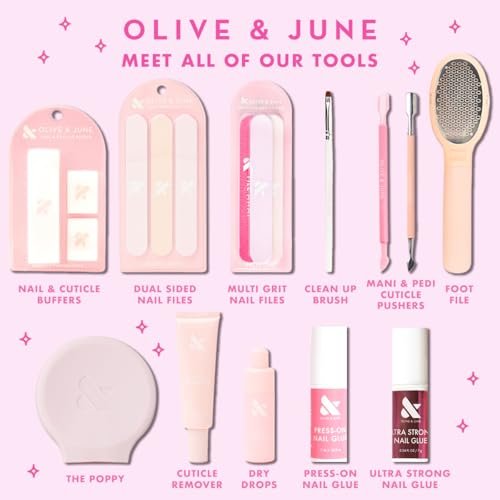 Olive & June Dry Drops - Quick Drying Polish Drops with Jojoba Oil - Touch-Dry in 80 Seconds - Easy One-Handed Application - Vegan & Cruelty-Free - görsel 9
