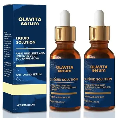 Olavita Serum Anti Aging Serum with Vitamin C & E - Promotes Collagen, Smooths Wrinkles & Fine Lines (2-Pack) Avelisse