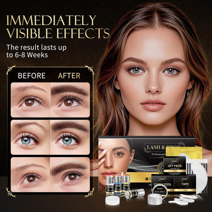 2 in 1 Professional Lash Lift Kit & Eyebrow Lamination Kit | Choido | DIY Eyelash Perm & Curling Kit for Home or Salon | Lasts 6-8 Weeks Avelisse