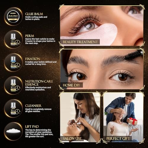 2 in 1 Professional Lash Lift Kit & Eyebrow Lamination Kit | Choido | DIY Eyelash Perm & Curling Kit for Home or Salon | Lasts 6-8 Weeks Avelisse